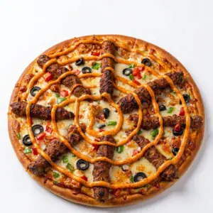 Seekh Kabab Pizza at Cheezious Fawkner