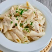 Pasta Alfredo - halal pasta at Cheezious Fawkner, Melbourne