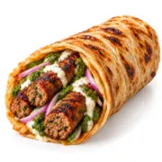 Seekh Kabab Pratha Roll - halal pratha roll at Cheezious Fawkner, Melbourne